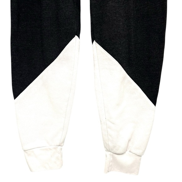 Aviator Nation Glider Black & White Color Block Joggers Women’s Medium - Picture 7 of 16